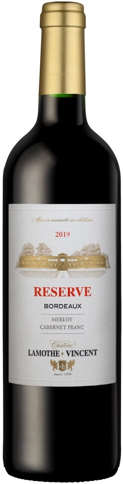 Вино Chateau Lamothe-Vincent, "Reserve" Rouge, Bordeaux AOC