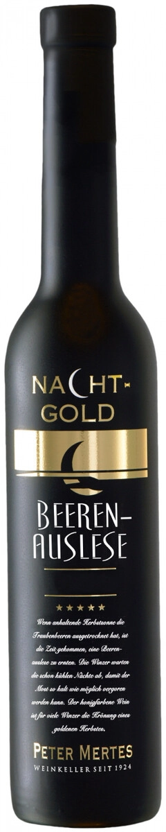 Вино Peter Mertes, "Nachtgold" Beerenauslese