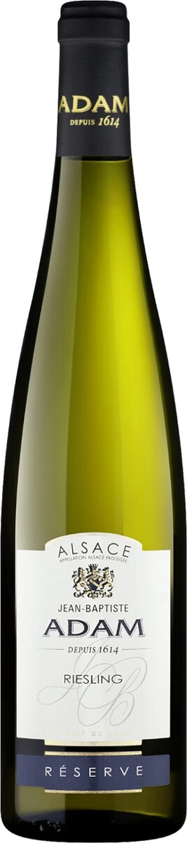 Вино Jean-Baptiste Adam, Riesling Reserve, Alsace AOC