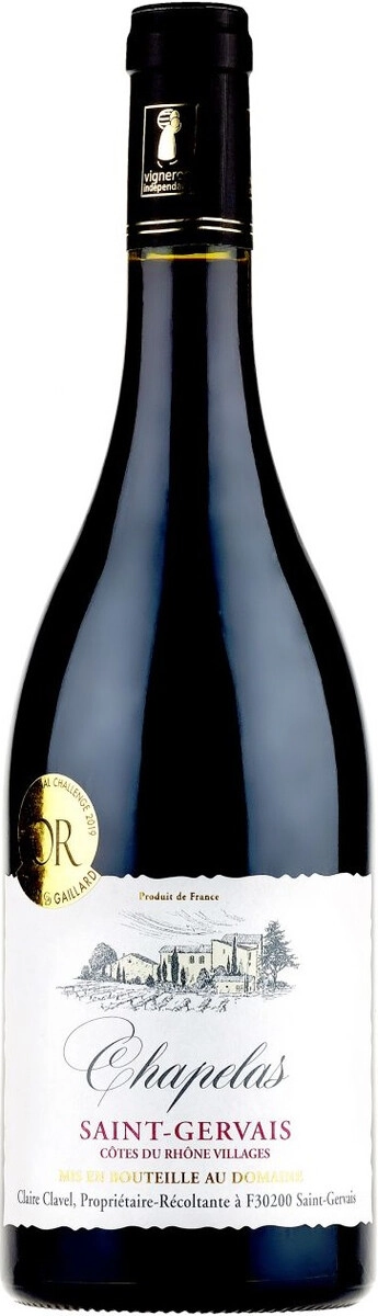 Вино Chapelas, "Saint-Gervais" Cotes du Rhone Villages AOP