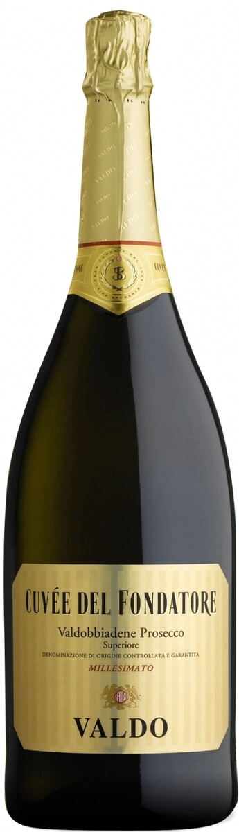 Игристое вино Valdo, Cuvee del Fondatore, Prosecco di Valdobbiadene DOCG