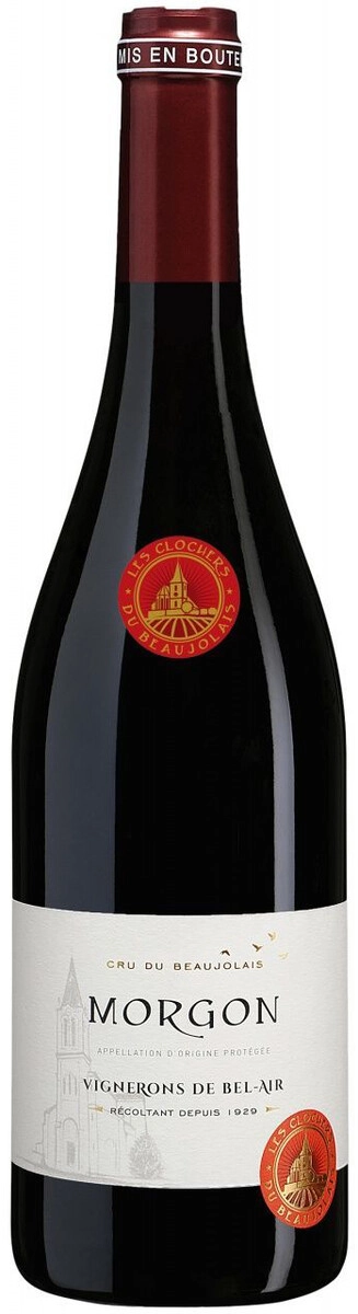 Вино Vignerons del Bel Air, "Les Clochers", Morgon AOP