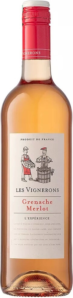 Вино "Les Vignerons" Grenache Merlot