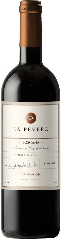 Вино Geografico, "La Pevera", Toscana IGT