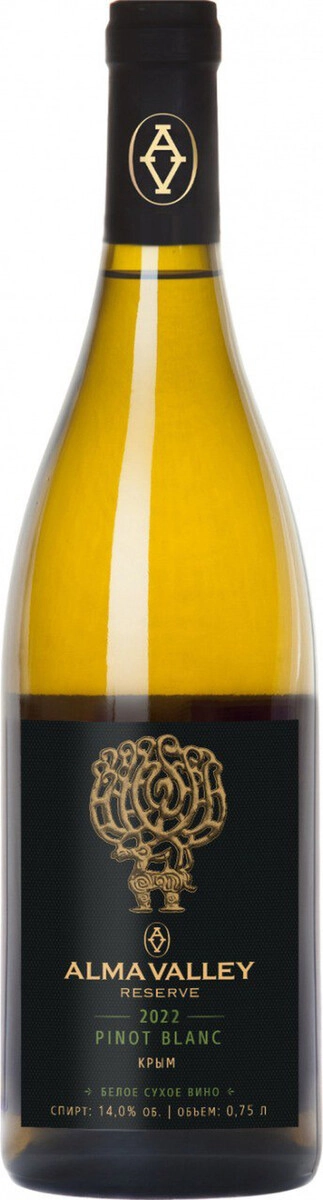 Вино "Alma Valley" Reserve Pinot Blanc