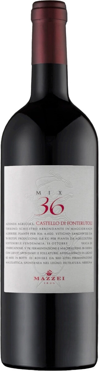 Вино Castello di Fonterutoli, "Mix 36", Toscana IGT