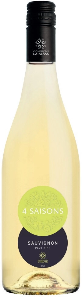 Вино Vignerons Catalans, "Quatre Saisons" Sauvignon, Pays d'Oc IGP