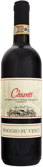 Вино "Poggio Su Vinci" Chianti DOCG