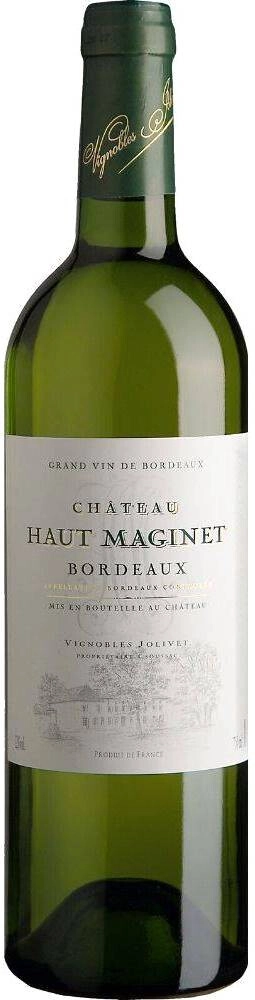 Вино "Chateau Haut Maginet" Blanc, Bordeaux AOC