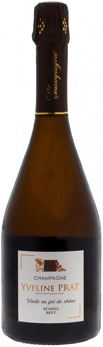 Шампанское Yveline Prat, "Vieilli en Fut de Chene" Reserve Brut, Champagne AOC