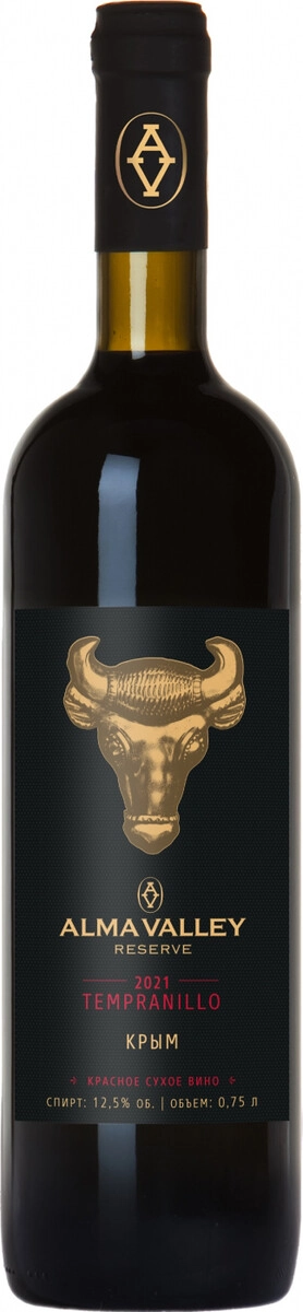 Вино "Alma Valley" Reserve Tempranillo