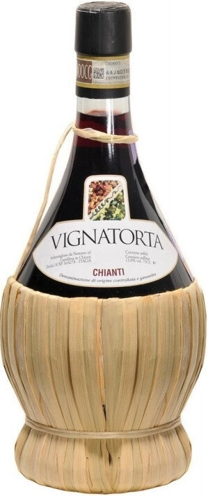Вино Castellare di Castellina, "Vignatorta", Chianti DOCG, in Fiasco