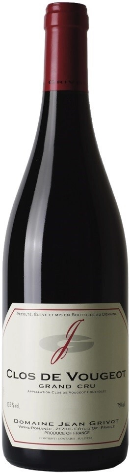 Вино "Clos de Vougeot" Grand Cru AOC