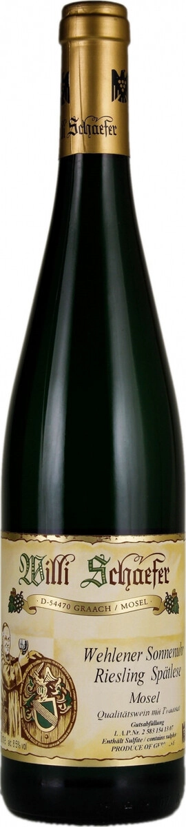 Вино Willi Schaefer, "Wehlener Sonnenuhr" Riesling Spatlese