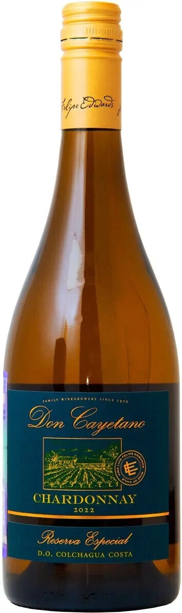 Вино "Don Cayetano" Chardonnay Reserva Especial, Colchagua Costa DO