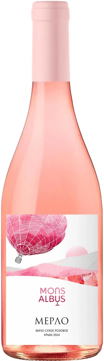 Вино "Mons Albus" Merlot Rose