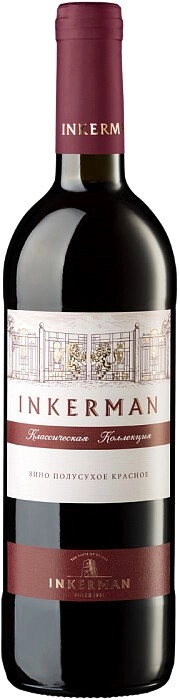 Вино Инкерман, Красное полусухое