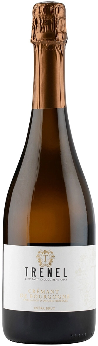 Игристое вино Trenel, Extra Brut, Cremant de Bourgogne AOP
