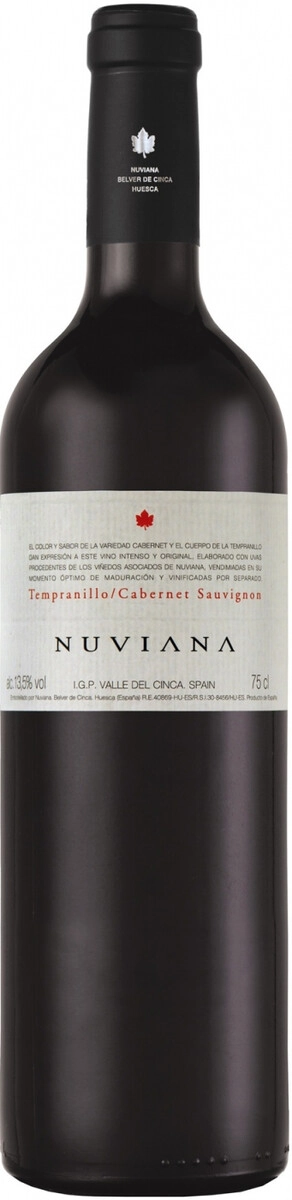Вино Codorniu, "Nuviana" Tempranillo-Cabernet Sauvignon, Valle del Cinca IGP