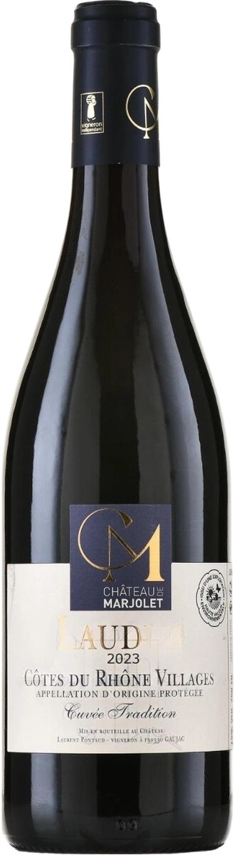 Вино Chateau de Marjolet, Cotes du Rhone Villages Laudun "Cuvee Tradition" AOC