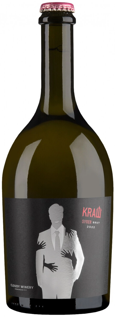 Игристое вино Cloudy Winery, "Krash" Blanc de Blancs Super Brut