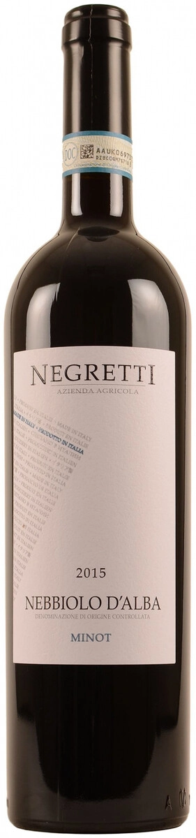 Вино Negretti, "Minot", Nebbiolo d'Alba DOC