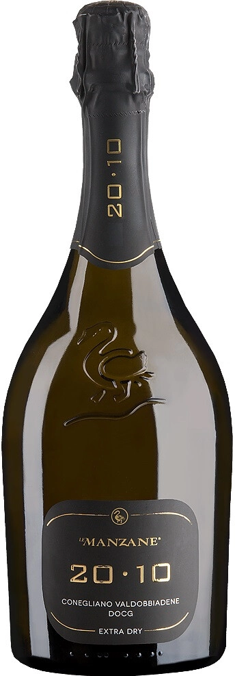 Игристое вино Le Manzane, "20.10" Conegliano Valdobbiadene DOCG Prosecco Superiore Extra Dry