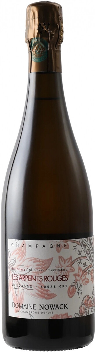 Шампанское Domaine Nowack, "Les Arpents Rouges" Extra Brut, Champagne AOC