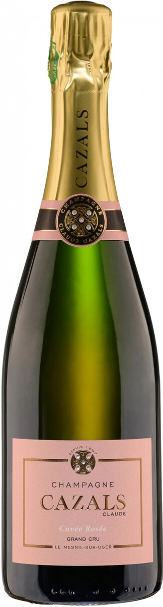 Шампанское Claude Cazals, "Cuvee Rosee" Grand Cru Brut, Champagne AOC