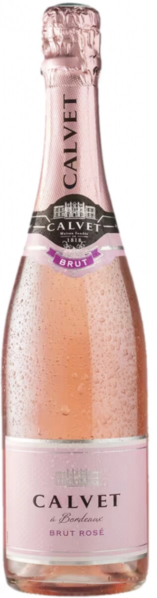 Игристое вино Calvet, Cremant de Bordeaux AOP Brut Rose