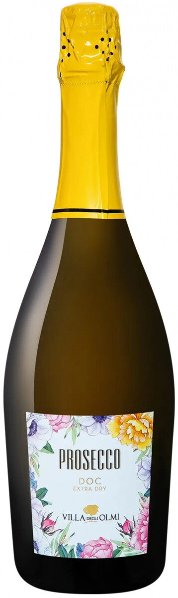 Игристое вино Villa degli Olmi, Prosecco DOC Extra Dry, Flower Label