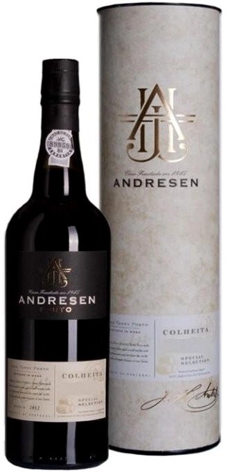 Портвейн Andresen, Colheita Port, in tube