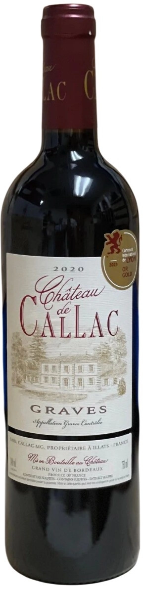 Вино Chateau de Callac, Graves AOC