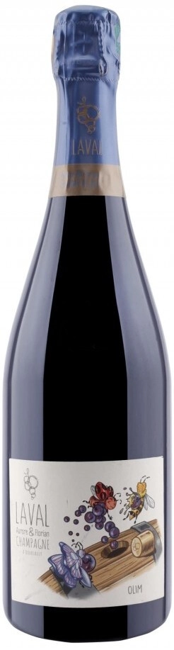 Шампанское Aurore & Florian Laval, "Olim" Rose de Meunier Extra Brut, Champagne AOC