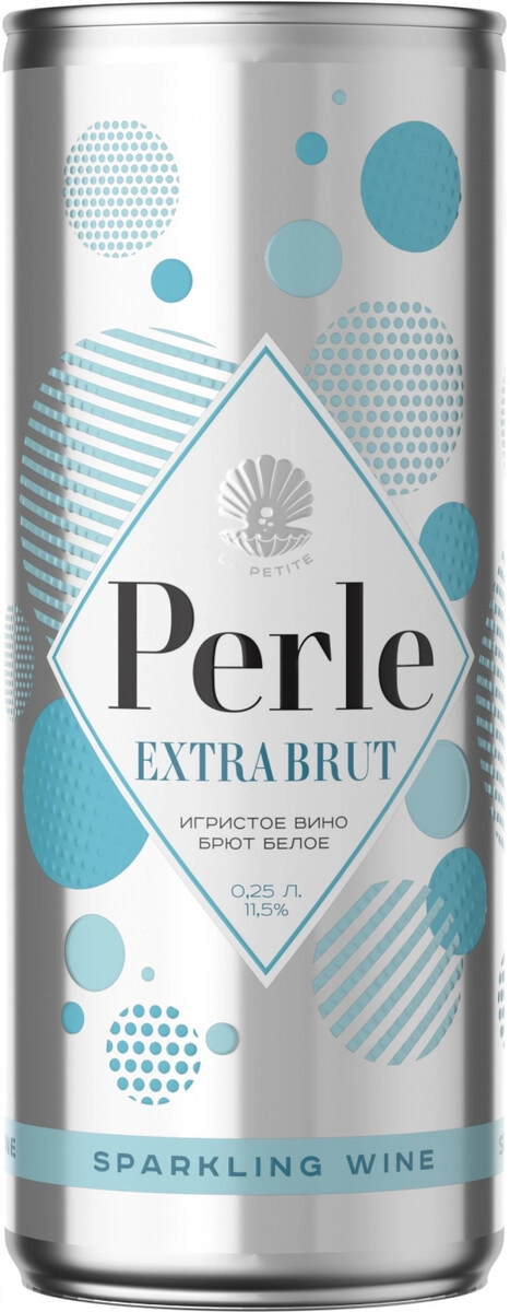 Игристое вино "La Petite Perle" Extra Brut, in can