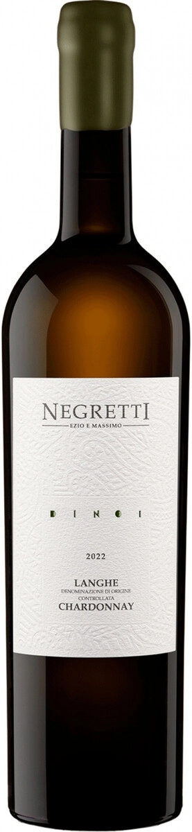Вино Negretti, "Dinoi" Chardonnay, Langhe DOC
