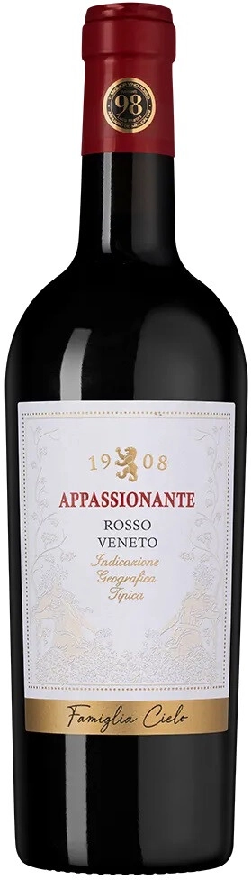 Вино Cielo e Terra, "Appassionante" Rosso, Veneto IGT