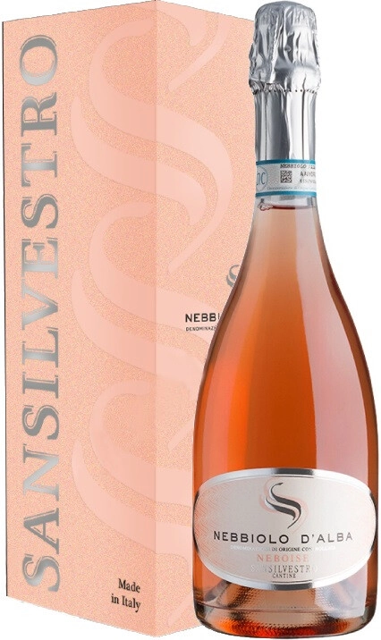 Игристое вино San Silvestro, "Neboise" Nebbiolo d'Alba DOC Brut