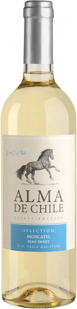 Вино "Alma de Chile" Moscatel Semi Sweet, Valle del Itata DO