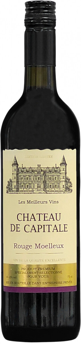 Вино "Chateau de Capitale" Rouge Moelleux