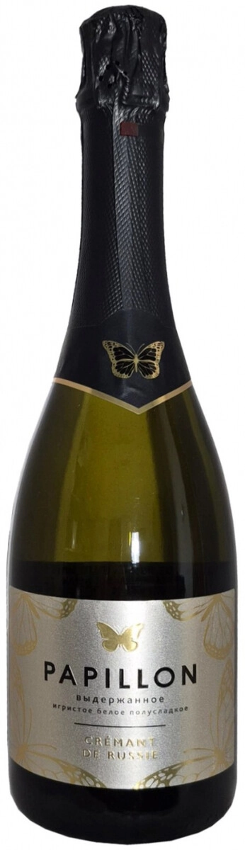 Игристое вино "Papillon" Cremant de Russie Semi-sweet