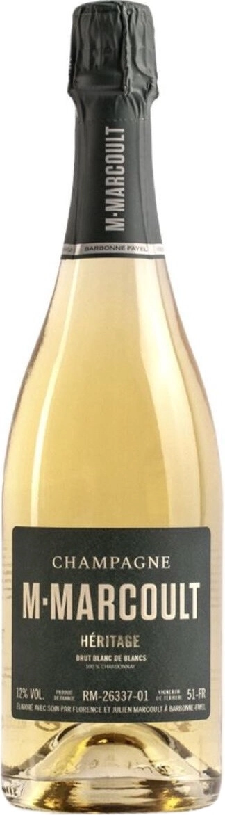 Шампанское Champagne M.Marcoult, "Heritage" Blanc de Blancs Brut