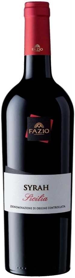 Вино Fazio, Syrah, Sicilia IGT