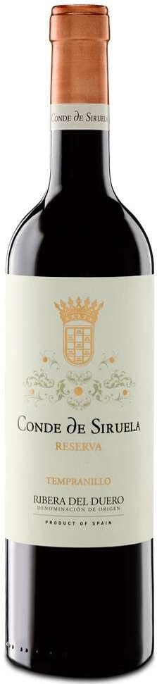 Вино "Conde de Siruela" Reserva, Ribera del Duero DO