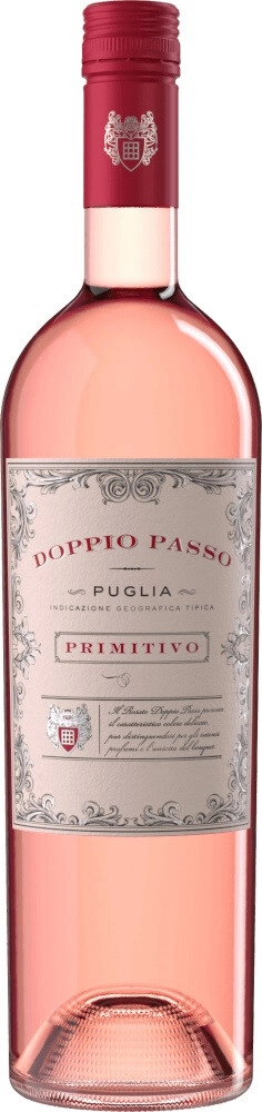 Вино Doppio Passo, Primitivo Rosato, Puglia IGT