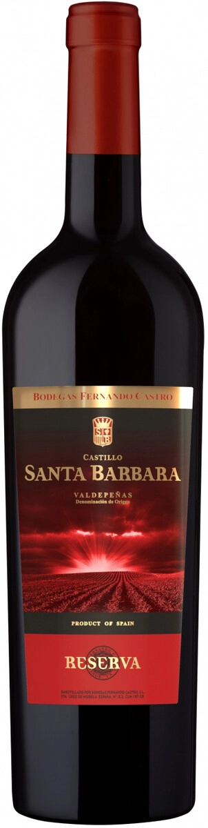 Вино "Castillo Santa Barbara" Reserva, Valdepenas DO