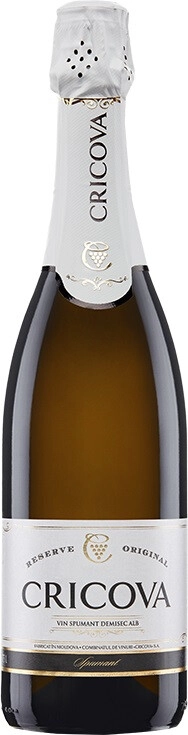 Игристое вино Cricova, "Spumant Original" White Semi-Dry