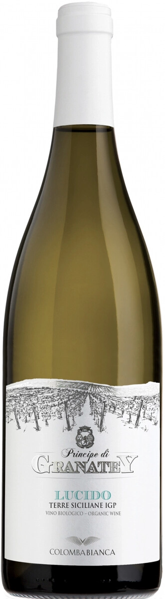 Вино Colomba Bianca, "Principe di Granatey" Lucido, Terre Siciliane IGP