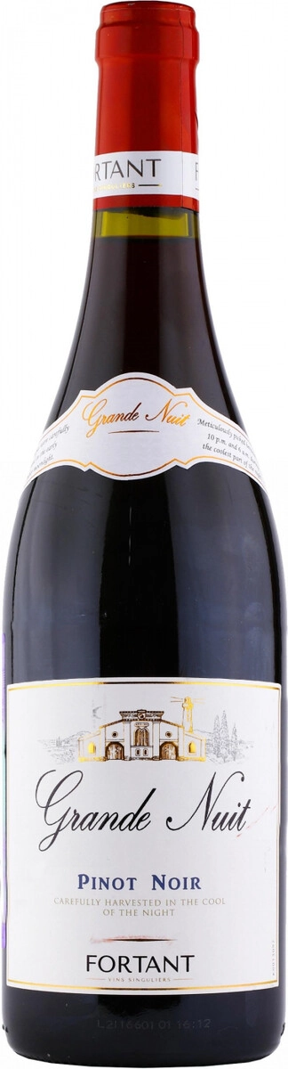 Вино Fortant, "Grande Nuit" Pinot Noir, Pays d'Oc IGP