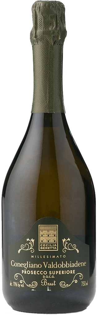 Игристое вино Cecilia Beretta, Prosecco Superiore Brut Millesimato, Conegliano Valdobbiadene DOCG